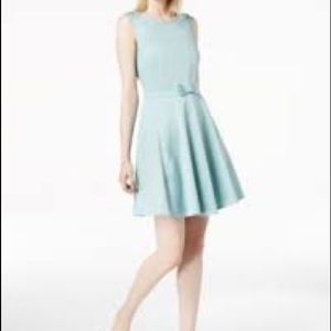 NWT Macy’s Bow Detail Fit And flare dress